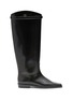 Main View - Click To Enlarge - TOTEME - SQUARE TOE TALL LEATHER RIDING BOOTS