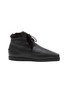 Main View - Click To Enlarge - TOTEME - Shearling Leather Square Toe Moccasins
