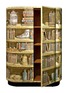 Detail View - Click To Enlarge - FORNASETTI - LIBRI CURVED CABINET