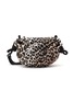 GANNI - LEOPARD PRINT QUILTED SMALL CROSSBODY BAG