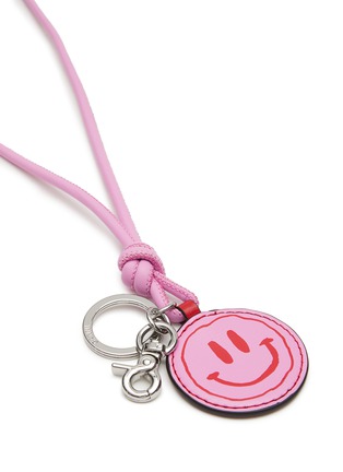Detail View - Click To Enlarge - GANNI - SMILEY FACE KEYCHAIN NECKLACE