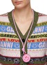 Figure View - Click To Enlarge - GANNI - SMILEY FACE KEYCHAIN NECKLACE
