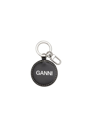 Figure View - Click To Enlarge - GANNI - ‘SMILEY’ LOGO PRINT KEYCHAIN
