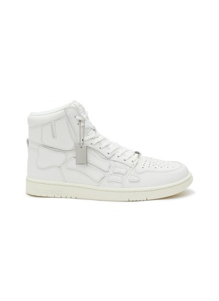 Main View - Click To Enlarge - AMIRI - ‘Skel’ Leather High-Top Sneakers