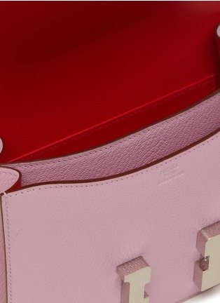 Detail View - Click To Enlarge - MAIA - VINTAGE MINI CONSTANCE VERSO 18 CHÈVRE LEATHER CROSSBODY BAG