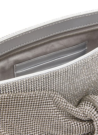 Detail View - Click To Enlarge - CULT GAIA - ‘Banu’ Fringed Ribbon Crystal Embellished Clutch