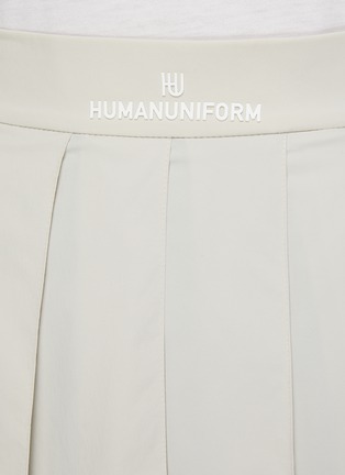  - HUMANUNIFORM - Logo Appliqué Pleated Mini Golf Skirt
