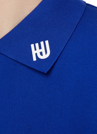  - HUMANUNIFORM - Logo Appliqué Polo Collar Knit Short Sleeve Golf Shirt