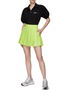 Figure View - Click To Enlarge - HUMANUNIFORM - Logo Appliqué Pleated Mini Golf Skirt