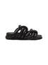Main View - Click To Enlarge - AERA - ‘Anna’ Double Knot Nappa Effect Vegan Leather Sandals