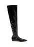 Main View - Click To Enlarge - AERA - ‘Nicoletta’ Patent Effect Vegan Leather Point Toe Boots