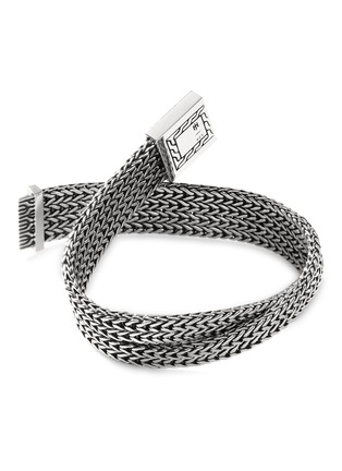Detail View - Click To Enlarge - JOHN HARDY - ‘CLASSIC CHAIN’ STERLING SILVER DOUBLE ROW CHAIN BRACELET