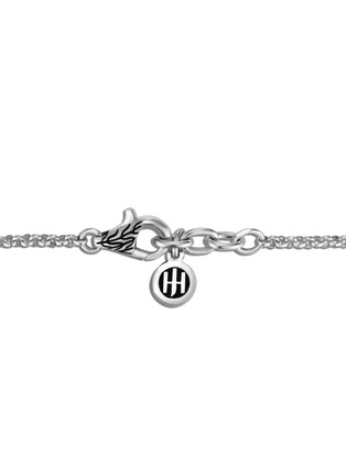 Detail View - Click To Enlarge - JOHN HARDY - ‘Classic Chain’ Silver Cross Charm Mini Rolo Chain Bracelet