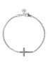 Main View - Click To Enlarge - JOHN HARDY - ‘Classic Chain’ Silver Cross Charm Mini Rolo Chain Bracelet