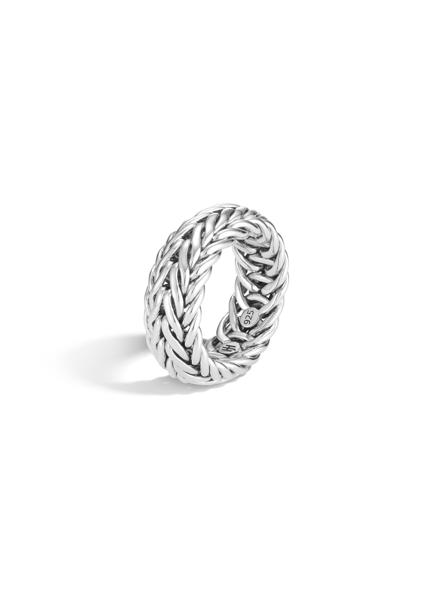 JOHN HARDY | 'KAMI CLASSIC CHAIN' STERLING SILVER BAND RING