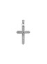 Detail View - Click To Enlarge - JOHN HARDY - ‘Classic Chain’ Engraved Silver Cross Pendant