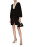 Figure View - Click To Enlarge - GIAMBATTISTA VALLI - Button Embellished Bouclé Tweed Mini Skirt