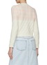 Back View - Click To Enlarge - BERNADETTE - GINGHAM INTARSIA PUFF SHOULDER KNIT SWEATER