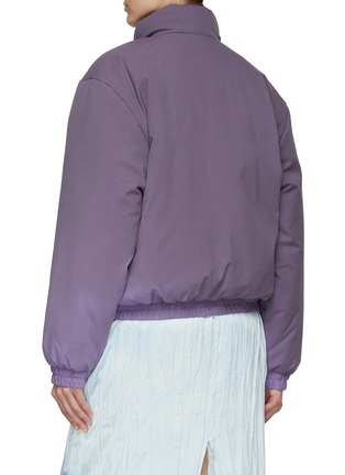 Back View - Click To Enlarge - ACNE STUDIOS - Textured Face Logo Heat Sensitive Padded Jacket