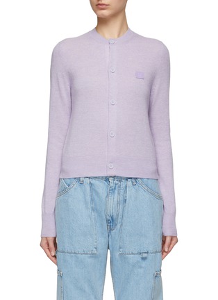 Main View - Click To Enlarge - ACNE STUDIOS - Crew Neck Wool Cardigan
