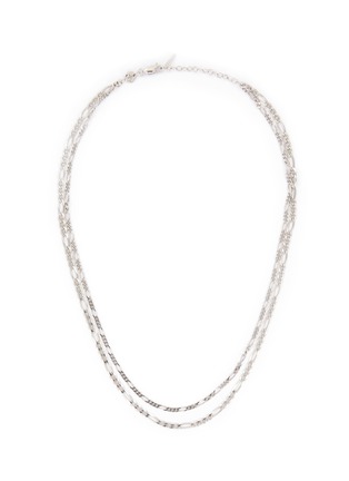 Main View - Click To Enlarge - MISSOMA - ‘FILIA’ SILVER DOUBLE CHAIN NECKLACE