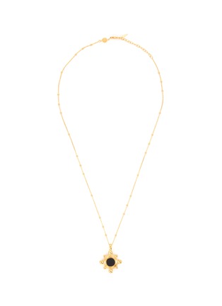 Main View - Click To Enlarge - MISSOMA - GOLD-TONED METAL ONYX SPHERE PENDANT NECKLACE