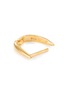 MISSOMA - ‘CLAW’ GOLD PLATED PLAIN CLAW HUGGIE EARRINGS