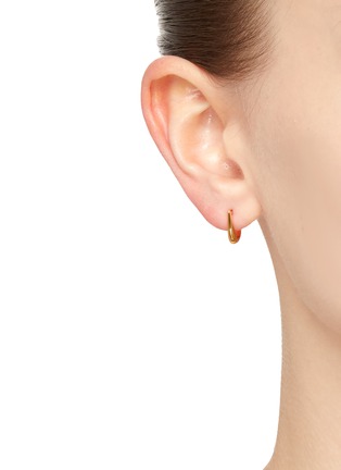 Figure View - Click To Enlarge - MISSOMA - ‘CLAW’ GOLD PLATED PLAIN CLAW HUGGIE EARRINGS