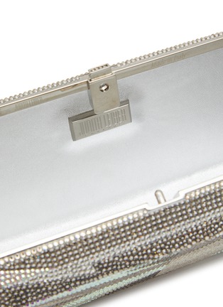 Detail View - Click To Enlarge - JUDITH LEIBER - SLIM RECTANGLE RADIANT CHAIN CRYSTAL CLUTCH