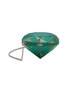 Main View - Click To Enlarge - JUDITH LEIBER - DIAMOND EMERALD CHAIN CRYSTAL CLUTCH