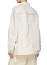 Back View - Click To Enlarge - LOEWE - LONG SLEEVE ANAGRAM LEATHER PATCH WORKWEAR JACKET