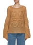 Main View - Click To Enlarge - LOEWE - ANAGRAM DETAIL MOHAIR SWEATER