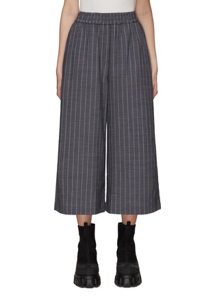 Main View - Click To Enlarge - LOEWE - STRIPED CROPPED TROUSERS