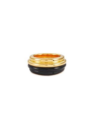 Main View - Click To Enlarge - AURÉLIE BIDERMANN - ‘LAYLA’ GOLD PLATED METAL BAKELITE RING