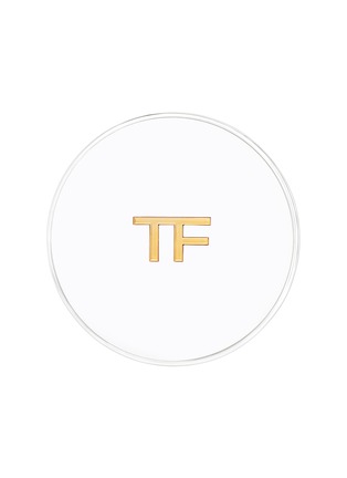 Main View - Click To Enlarge - TOM FORD - WHITE SUEDE COLLECTION EMPTY CUSHION COMPACT CASE