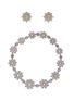 Main View - Click To Enlarge - AMRAPALI LONDON - Diamond Tanzanite 18K Gold Silver Necklace & Earrings