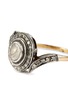 AMRAPALI LONDON - Diamond 18K Gold Silver Oval Ring