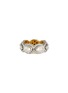 Main View - Click To Enlarge - AMRAPALI LONDON - Diamond 18K Gold Silver Oval Band Ring