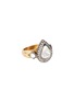 Main View - Click To Enlarge - AMRAPALI LONDON - Diamond 14K Gold Silver Tear-Shaped Ring