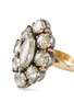 Detail View - Click To Enlarge - AMRAPALI LONDON - Diamond 18K Gold Silver Oval Ring
