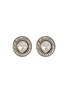 Main View - Click To Enlarge - AMRAPALI LONDON - Diamond 18K Gold Silver Round Stud Earring