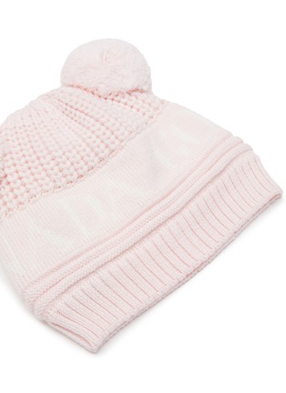Detail View - Click To Enlarge - CANADA GOOSE - DOUBLE POM POM KIDS BEANIE HAT