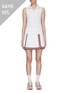 Main View - Click To Enlarge - LANE CRAWFORD - THE UPSIDE TWIN SET<br>CONTRASTING STRIPED SLEEVELESS T-SHIRT & SKIRT
