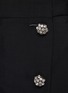  - PRADA - Stone Embellished Button Mohair Blend Wrap Skirt