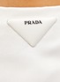  - PRADA - Logo Appliqué High Waist Mini Skirt