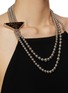  - PRADA - ‘Cody’ Logo Beaded Chain Necklace Appliqué Halterneck Mini Dress