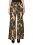 Main View - Click To Enlarge - DION LEE - Camouflage Print Multi Pocket Wide Leg Cargo Pants