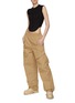 Figure View - Click To Enlarge - DION LEE - ELASTICATED WAIST LOW RISE LATCH CARGO PANTS