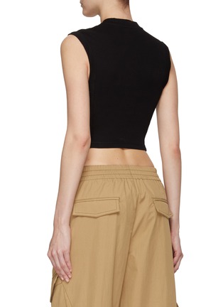Back View - Click To Enlarge - DION LEE - RIBBED CORSET TANK TOP