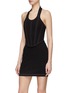 Detail View - Click To Enlarge - DION LEE - MODULAR DETACHABLE SLEEVE CORSET MINI DRESS